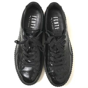 Fenty By Rihanna Mens Puma Patent Leather Sneakers